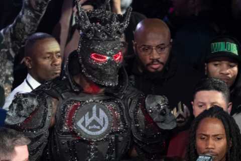 Deontay Wilder to wear ‘something special’ for ring-walk vs Tyson Fury despite blaming £31k outfit..