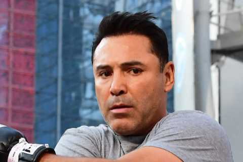 Oscar De La Hoya rages ‘are you f***ing kidding me?’ when asked who would win between himself and a ..