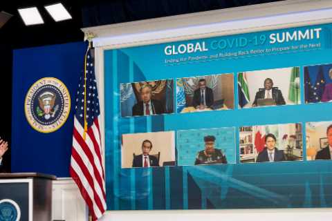 At Covid Summit, Biden Sets Ambitious Goals for Vaccinating the World