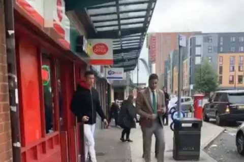 Cristiano Ronaldo spotted leaving Subway as Man Utd star is flanked by bodyguards while out in..
