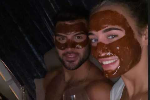 Love Island’s Liam and Millie enjoy boozy pamper night with face masks after relationship U-turn