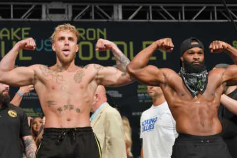Ex-UFC star Tyron Woodley getting ‘I love Jake Paul’ tattoo this weekend to help force thorough..