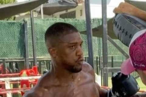Anthony Joshua reveals his tactics for Oleksandr Usyk fight and how he plans to ‘pin down’ rival