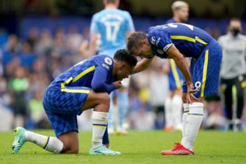 Chelsea blow as Reece James hobbles off injured after just 28 mins as Tuchel sweats on fitness days ..