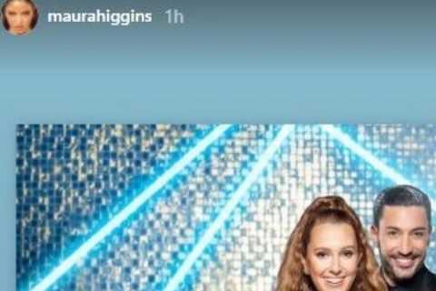 Maura Higgins sends her best wishes to Strictly beau Giovanni Pernice and Rose Ayling-Ellis ahead..