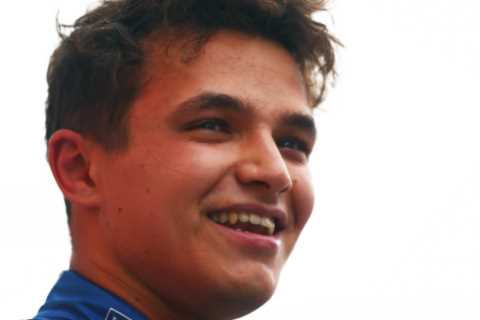 Lewis Hamilton crashes into pit wall and damages car as Lando Norris takes shock pole for Russian..