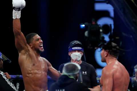 Four opponents Anthony Joshua must fight before he retires, including Tyson Fury, Deontay Wilder..
