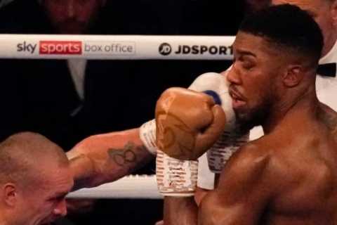 Damning stats reveal Joshua’s low punch accuracy and Usyk’s total dominance after AJ loses titles..