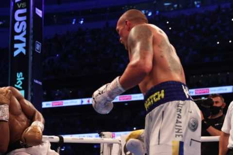 Anthony Joshua STILL keen to fight Tyson Fury despite losing belts to Oleksandr Usyk but will first ..