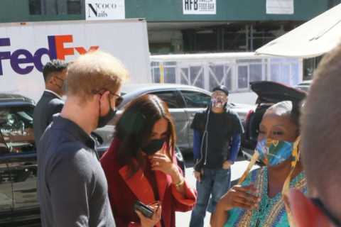 Prince Harry spotted with ‘mic’ during high-powered NY tour after signing Netflix deal
