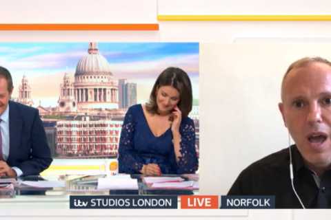 Awkward moment Judge Robert Rinder confronts Alastair Campbell for IGNORING him in public during..