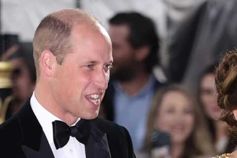 Kate Middleton and Prince William appear with Daniel Craig on red carpet for premiere of Bond film..