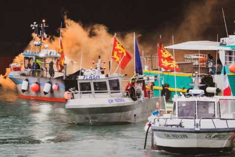 Royal Navy gunboats on standby in Channel after French trawlermen snubbed for post-Brexit fishing..