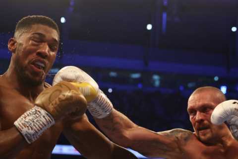 Mike Tyson says Anthony Joshua and Oleksandr Usyk ‘had a bad day’ and asks if they could have..