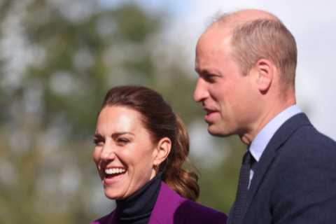 Kate Middleton lands in Northern Ireland after dazzling at James Bond premiere in gold dress