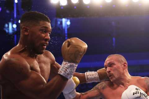 Tyson Fury saw his ‘massive’ fight with Anthony Joshua ‘going down the drain’ as he watched..