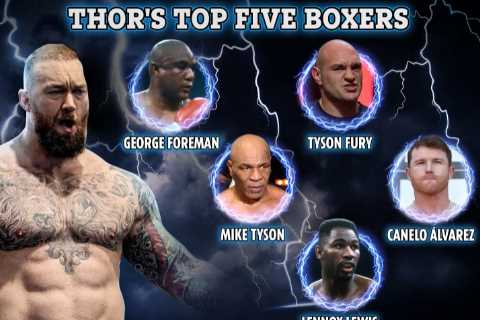Game of Thrones star Hafthor Bjornsson names his top five favourite boxers including two Brits and..