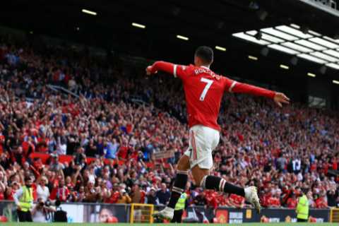 Cristiano Ronaldo shirt sales go through roof as demand for Man Utd star’s kit shoots up 3,000 PER..