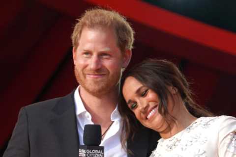‘Hypocritical’ Harry and Meghan slammed for taking 21 private jets in 2 years as they lecture..