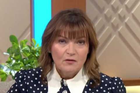 Lorraine Kelly says Katie Price should NEVER have been behind the wheel but hopes crash is the..