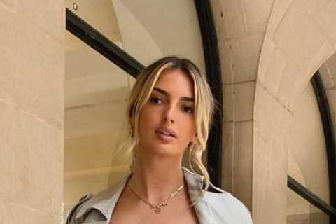 Jack Grealish’s girlfriend Sasha Attwood looks sensational as she flashes abs in PrettyLittleThing..