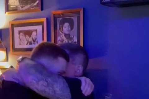 Ricky Hatton tells son Campbell to ignore ‘keyboard crew’ after contentious win as pair watch Man..