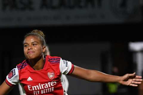 Arsenal 5 Tottenham 1: Gunners trounce Spurs to set up Women’s FA Cup semis duel with Brighton
