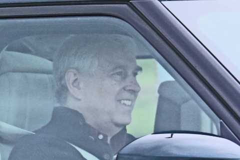 Brazen Prince Andrew smiles and waves as he leaves Balmoral after conceding sex assault papers WERE ..