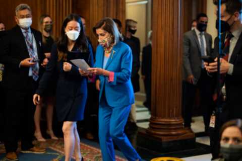 The biggest guessing game in the Capitol: When will Pelosi hold the infrastructure vote?