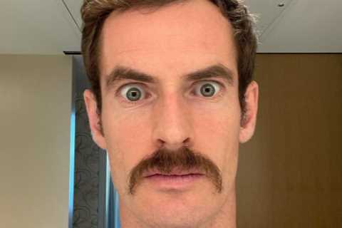 Andy Murray reveals new moustache as British tennis icon channels his inner Ron Burgundy to declare ..