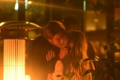 Megan Barton Hanson shares passionate kiss with Towie’s James Lock after London night out