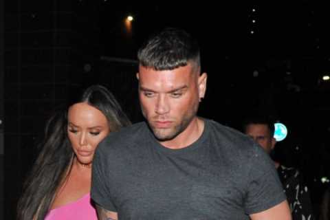 Charlotte Crosby links arms with mystery man on night out one month after split from ex Liam..