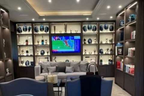 Inside Chelsea legend John Terry’s incredible trophy room with wall-to-wall cabinet to display..