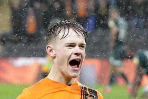 Brentford interested in £12m transfer for Hull starlet Keane Lewis-Potter with 20-year-old..