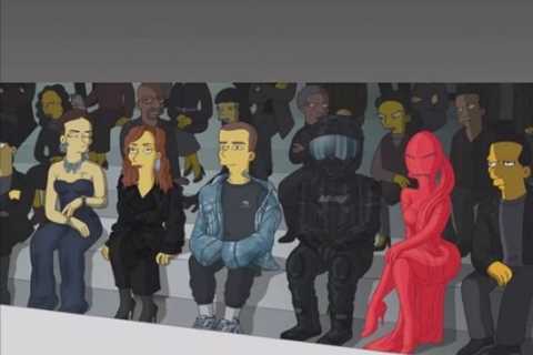 Kim Kardashian &amp; Kanye West appear on The Simpsons in Balenciaga looks amid reconciliation..