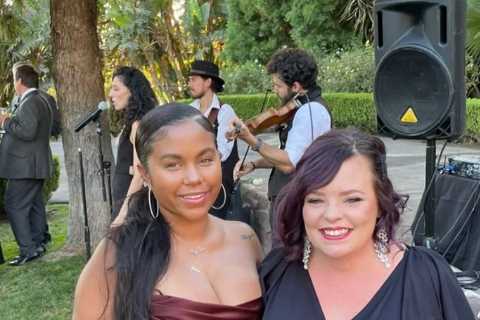 Teen Mom Catelynn Lowell stuns in dress weeks after giving birth &amp; poses with Cheyenne Floyd at ..
