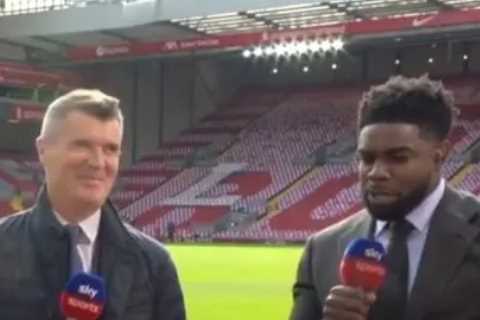 Watch Micah Richards tease Roy Keane over his love for Man Utd icon’s old Arsenal rival Patrick..
