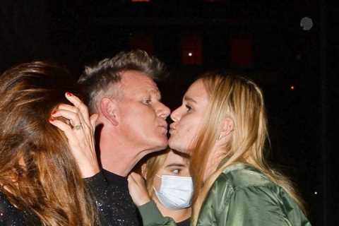 Gordon Ramsay kisses Strictly star daughter Tilly’s big sister after breaking down in tears over..