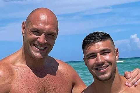 Tyson Fury tells Love Island star brother Tommy to ‘get some f***ing balls’ and sign Jake Paul..