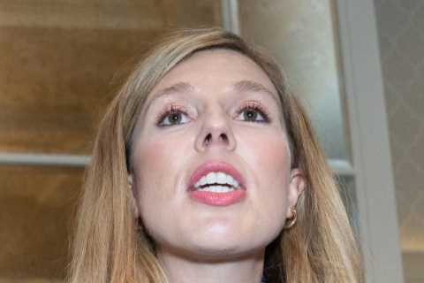 Pregnant Carrie Johnson champions gay rights in rare public appearance