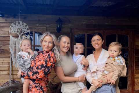 Towie reunion as Kate Ferdinand, Lucy Mecklenburgh and Lydia Bright meet up with their three..