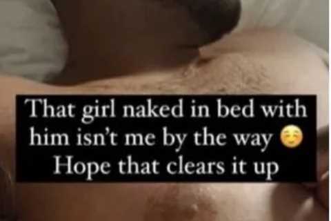 Tennis bad boy Nick Kyrgios’ model girlfriend posts picture of him in bed with another ‘naked..