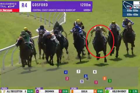 Watch race that sparked punter uproar as jockey is banned for three weeks after finishing second