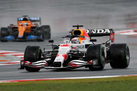 Why are Red Bull cars white at the F1 Turkish Grand Prix?