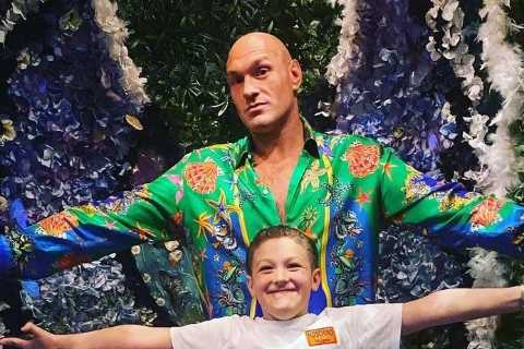 Tyson Fury reveals son Prince wants to be a wrestler not a boxer as he pays tribute to The..