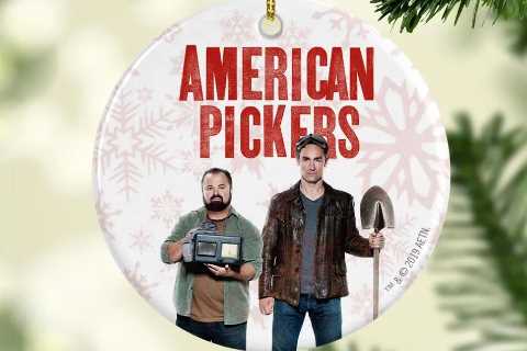 American Pickers still promoting mugs, tee-shirts and holiday ornaments with Frank Fritz’ face..