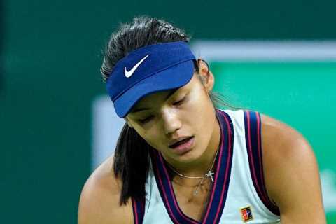 Emma Raducanu loses first match since famous US Open win as she’s dumped out of Indian Wells by..