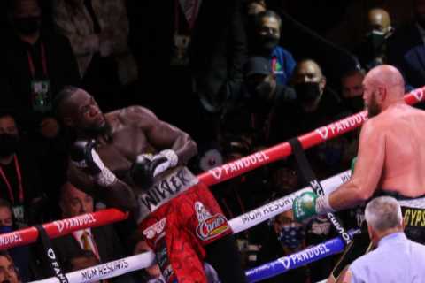 Deontay Wilder’s trainer sensationally reveals Bronze Bomber broke his hand during thrilling Tyson..