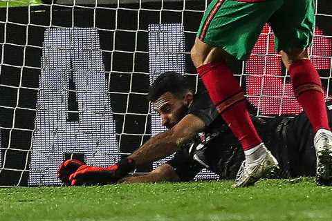 Man Utd star Cristiano Ronaldo extends international record after scoring 112th Portugal goal in..