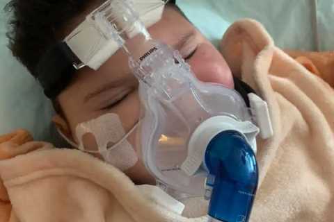 Mom’s horror as son, 2, left with collapsed lung, stopped breathing twice &amp; put on ventilator..